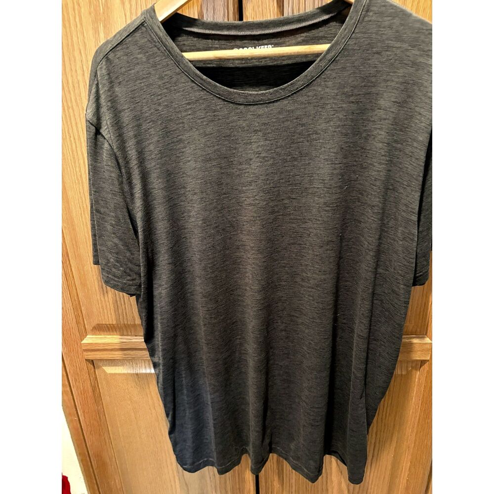 mens xxl coolkeep pullover dark grey shirt nwot